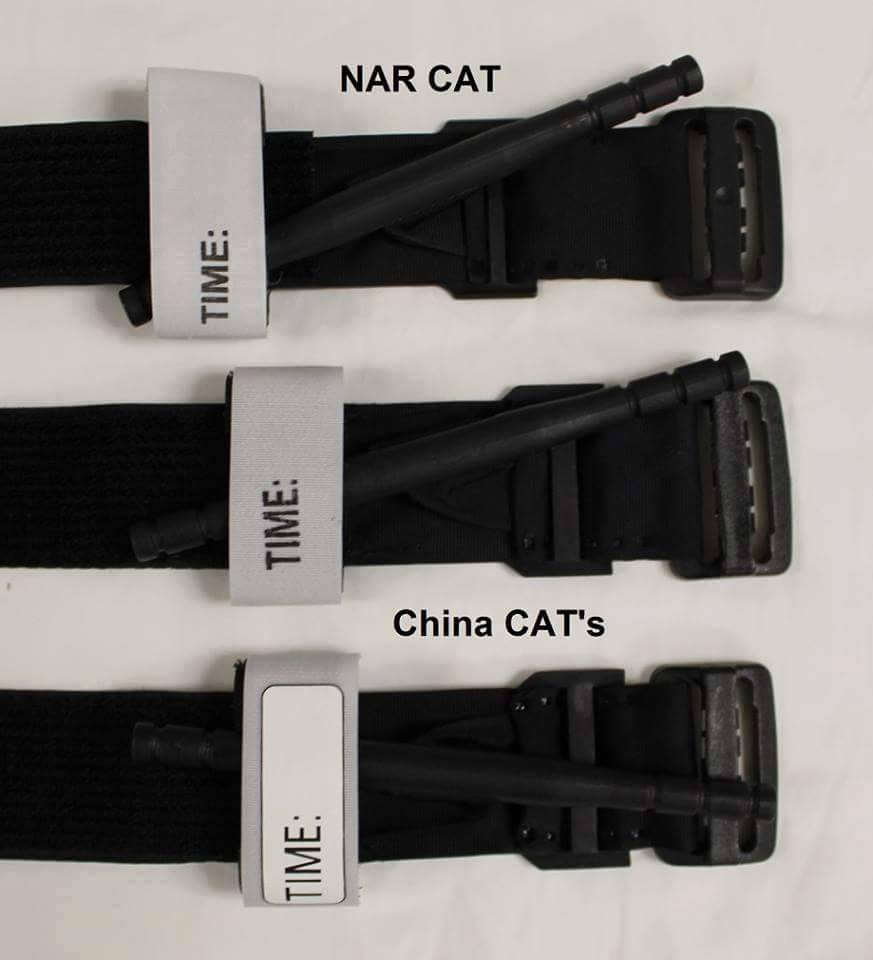 Real v Fake Identifying Fake CAT Tourniquet